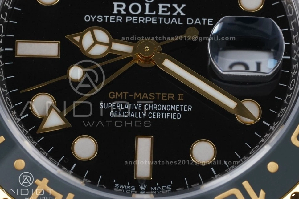 on Master V YG New Bold GRNR ARF GMT II Bracelet 856 SH3285 126713 Black Edition SS Dial Jubilee Best 0707